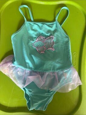 Circo Teal and Pink Mermaid Tutu Swimsuit Costume